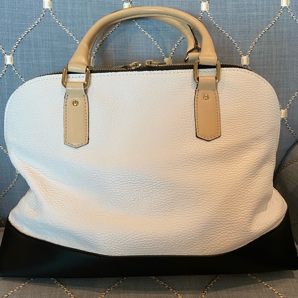 🎉HP🎉 LIKE NEW A.Bellucci genuine Italian tri-color pebble leather handbag - Picture 2 of 14